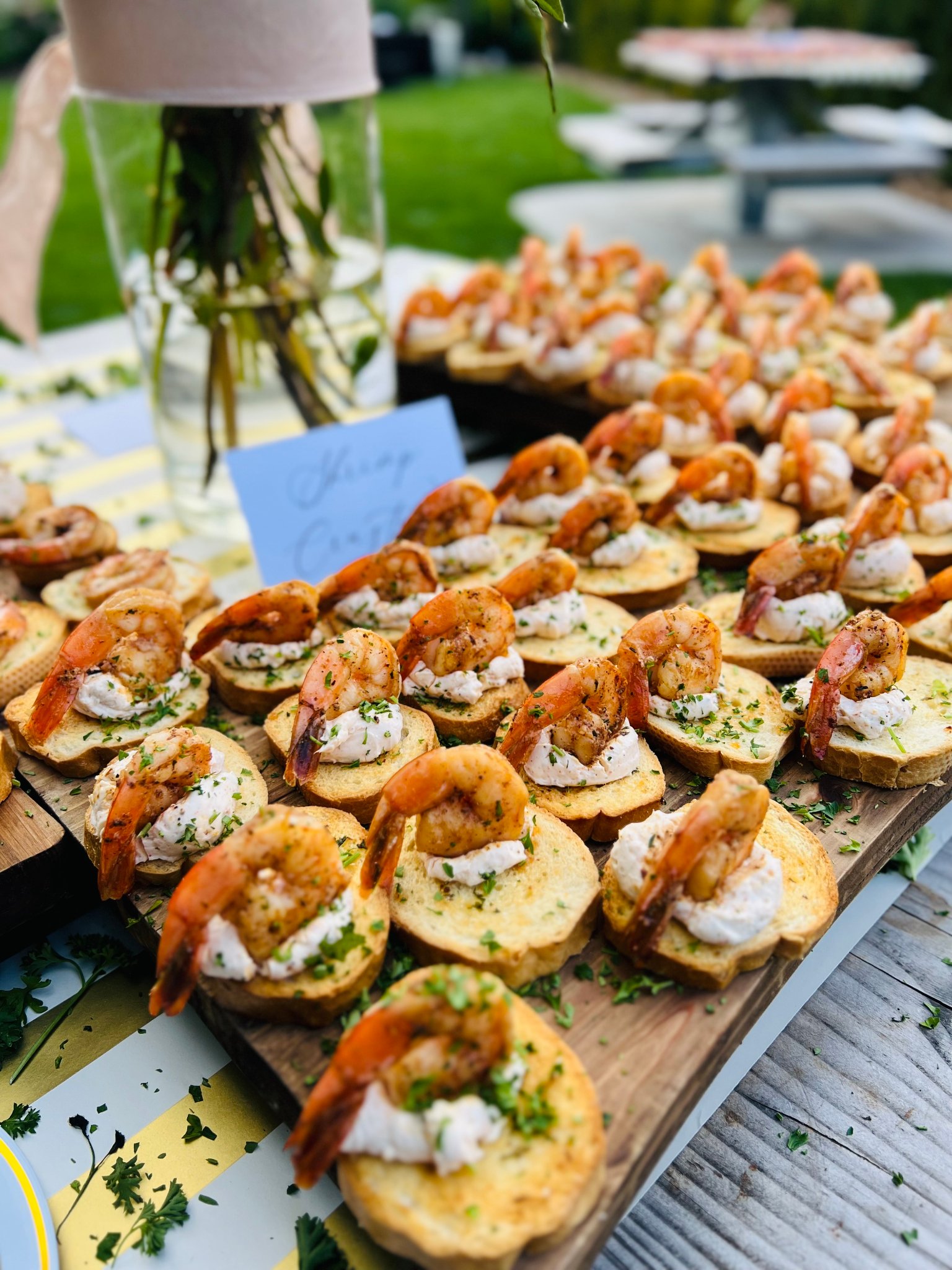 Classic Eats catering — shrimp skewers